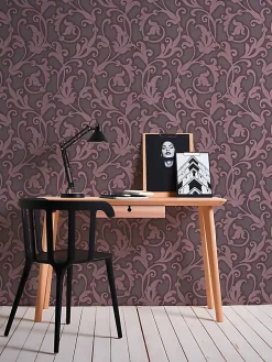 Profhome 954905-GU Papier peint aspect textile texturé mat 5,33 m2