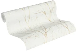 Profhome 372603-GU Papier peint nature légèrement texturé mat 5,33 m2