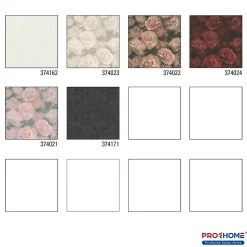 Profhome 374162-GU Papier peint ton-sur ton légèrement texturé mat 5,33 m2