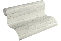 Profhome 355814-GU Papier peint aspect pierre carrelage légèrement texturé mat 5,33 m2