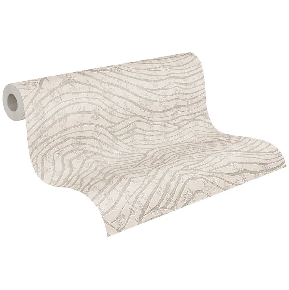 Profhome 395072-GU Papier peint à motifs graphiques texturé brillant 5,33 m2