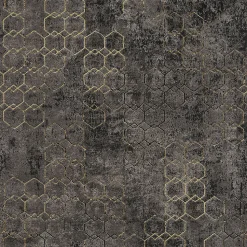 Profhome 374246-GU Papier peint à motifs graphiques légèrement texturé subtilement chatoyant 5,33 m2