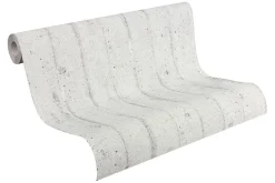 Profhome 713711-GU Papier peint aspect pierre carrelage lisse mat 5,33 m2