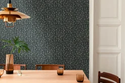 Profhome 388224-GU Papier peint à rayures légèrement texturé subtilement scintillant 5,33 m2