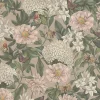 Profhome 394262-GU Papier peint floral légèrement texturé mat 5,33 m2