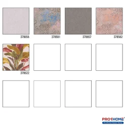 Profhome 378656-GU Papier peint ton-sur ton légèrement texturé mat 5,33 m2