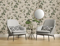 Profhome 980434-GU Papier peint nature légèrement texturé mat 5,33 m2