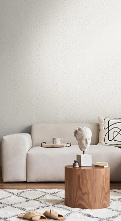 Profhome 388221-GU Papier peint à rayures légèrement texturé subtilement scintillant 5,33 m2