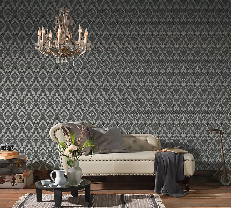 Profhome 335823-GU Papier peint baroque légèrement texturé mat 5,22 m2