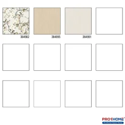 Profhome 364982-GU Papier peint floral légèrement texturé mat 5,33 m2
