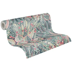 Profhome 396532-GU Papier peint floral légèrement texturé mat 5,33 m2