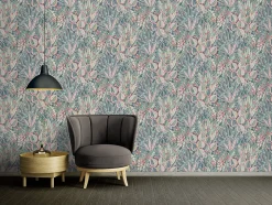 Profhome 396532-GU Papier peint floral légèrement texturé mat 5,33 m2