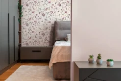 Profhome 397462-GU Papier peint floral légèrement texturé mat 5,33 m2