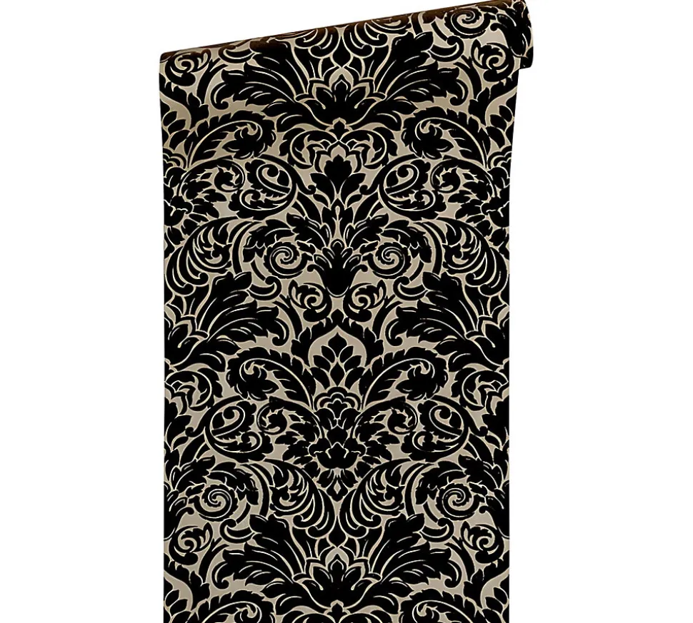 Profhome 335834-GU Papier peint baroque légèrement texturé mat 5,22 m2