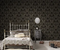 Profhome 335834-GU Papier peint baroque légèrement texturé mat 5,22 m2