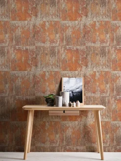 Profhome 361182-GU Papier peint rétro lisse mat 5,33 m2