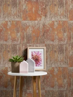 Profhome 361182-GU Papier peint rétro lisse mat 5,33 m2