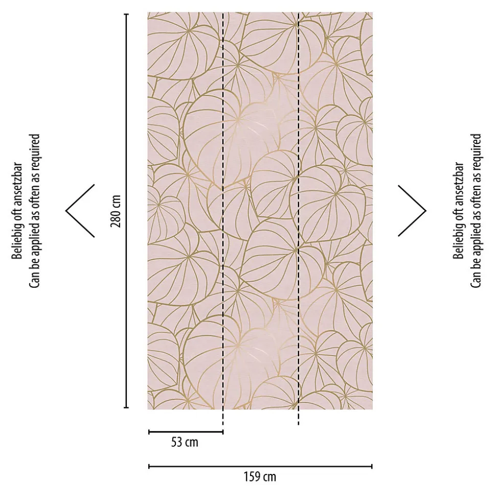 Profhome 382801-GU Papier peint photo lisse mat 1,59 m x 2,8 m