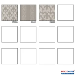 Profhome 956306-GU Papier peint aspect textile texturé mat 5,33 m2