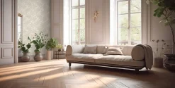 Profhome 395015-GU Papier peint nature texturé et des accents métalliques 5,33 m2