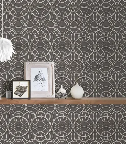 Profhome 370495-GU Papier peint baroque lisse subtilement chatoyant 7,035 m2