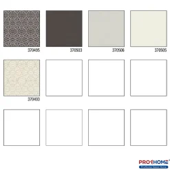Profhome 370495-GU Papier peint baroque lisse subtilement chatoyant 7,035 m2