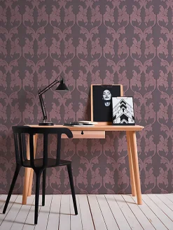 Profhome 956285-GU Papier peint aspect textile texturé mat 5,33 m2