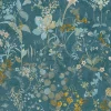 Profhome 388253-GU Papier peint floral texturé mat 5,33 m2