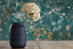 Profhome 388253-GU Papier peint floral texturé mat 5,33 m2