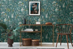 Profhome 388253-GU Papier peint floral texturé mat 5,33 m2