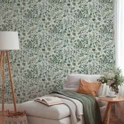 Profhome 396971-GU Papier peint nature légèrement texturé mat 5,33 m2