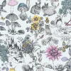 Profhome 381201-GU Papier peint floral légèrement texturé mat 5,33 m2