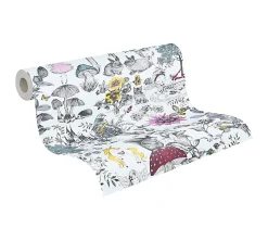 Profhome 381201-GU Papier peint floral légèrement texturé mat 5,33 m2