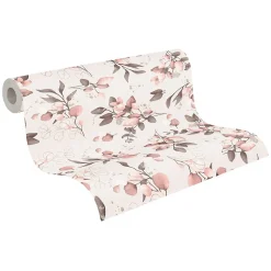 Profhome 397681-GU Papier peint style country texturé et des accents métalliques 5,33 m2