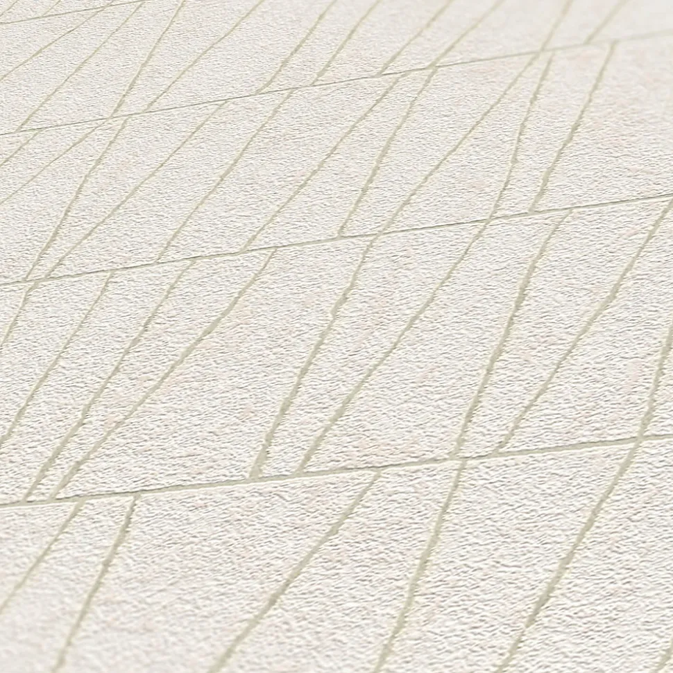 Profhome 395062-GU Papier peint à motifs graphiques texturé brillant 5,33 m2