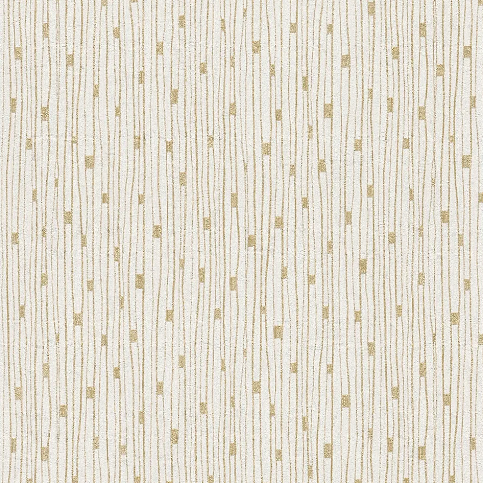 Profhome 388223-GU Papier peint à rayures légèrement texturé subtilement scintillant 5,33 m2