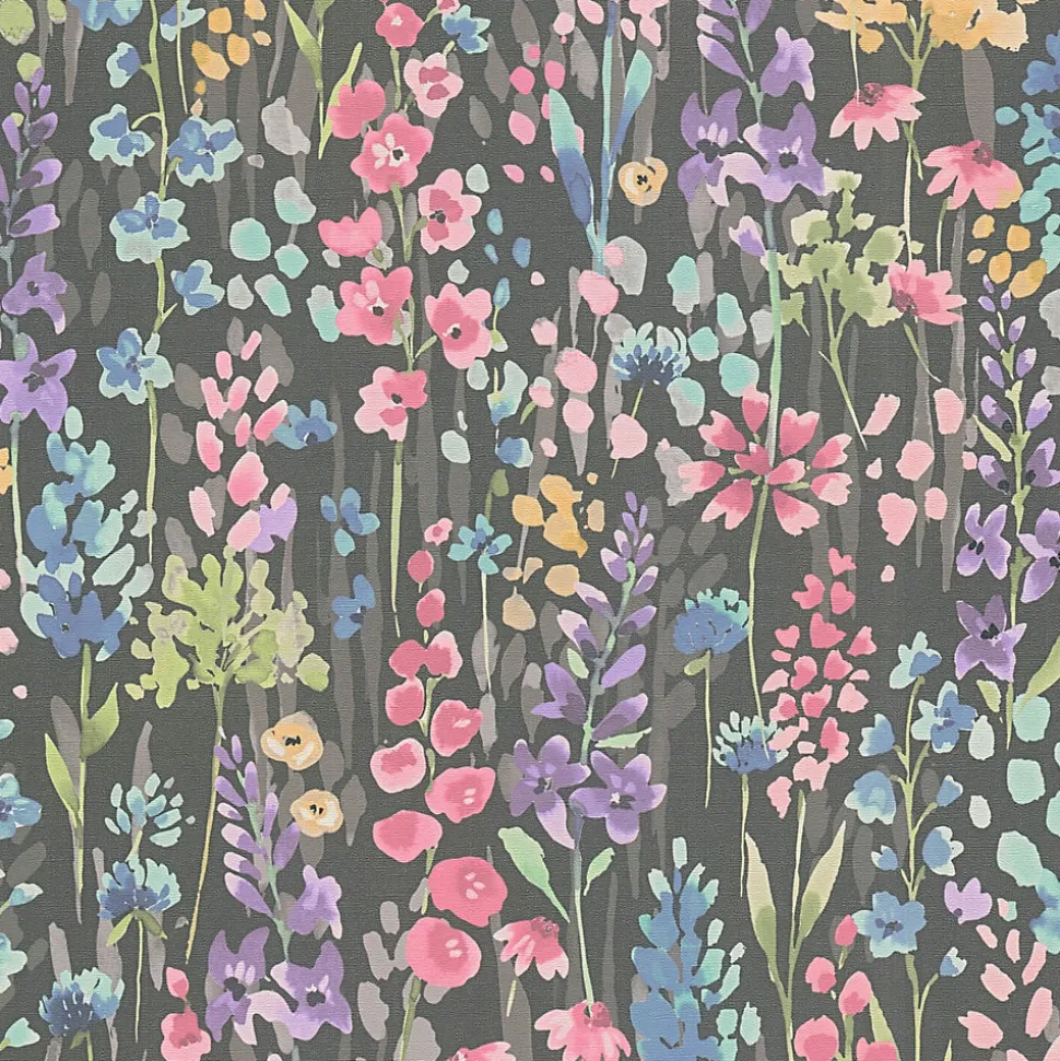 Profhome 396064-GU Papier peint floral lisse mat 5,33 m2