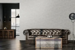 Profhome 396573-GU Papier peint aspect crépi texturé et des accents métalliques 5,33 m2
