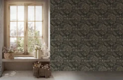 Profhome 387074-GU Papier peint baroque légèrement texturé satiné 5,33 m2