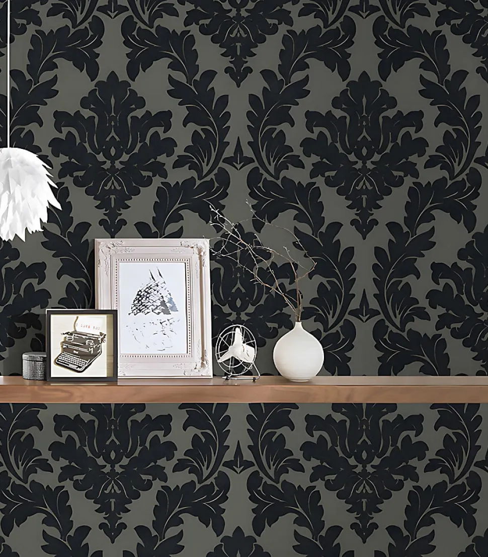 Profhome 335805-GU Papier peint baroque légèrement texturé mat 5,22 m2