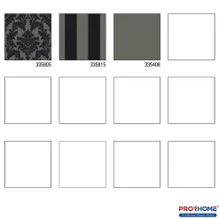 Profhome 335805-GU Papier peint baroque légèrement texturé mat 5,22 m2