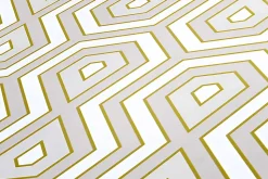 Profhome 377071-GU Papier peint à motifs graphiques lisse mat 5,33 m2