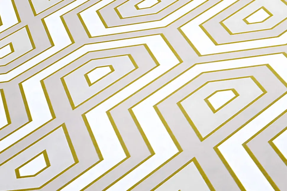 Profhome 377071-GU Papier peint à motifs graphiques lisse mat 5,33 m2