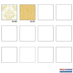 Profhome 961965-GU Papier peint baroque texturé mat 5,33 m2