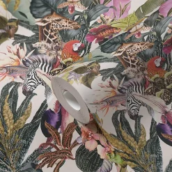 Profhome 381763-GU Papier peint motif animal lisse mat 5,33 m2