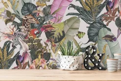 Profhome 381763-GU Papier peint motif animal lisse mat 5,33 m2
