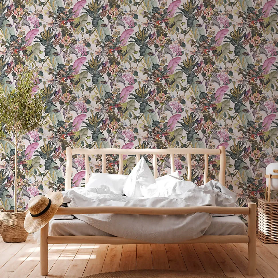 Profhome 381763-GU Papier peint motif animal lisse mat 5,33 m2