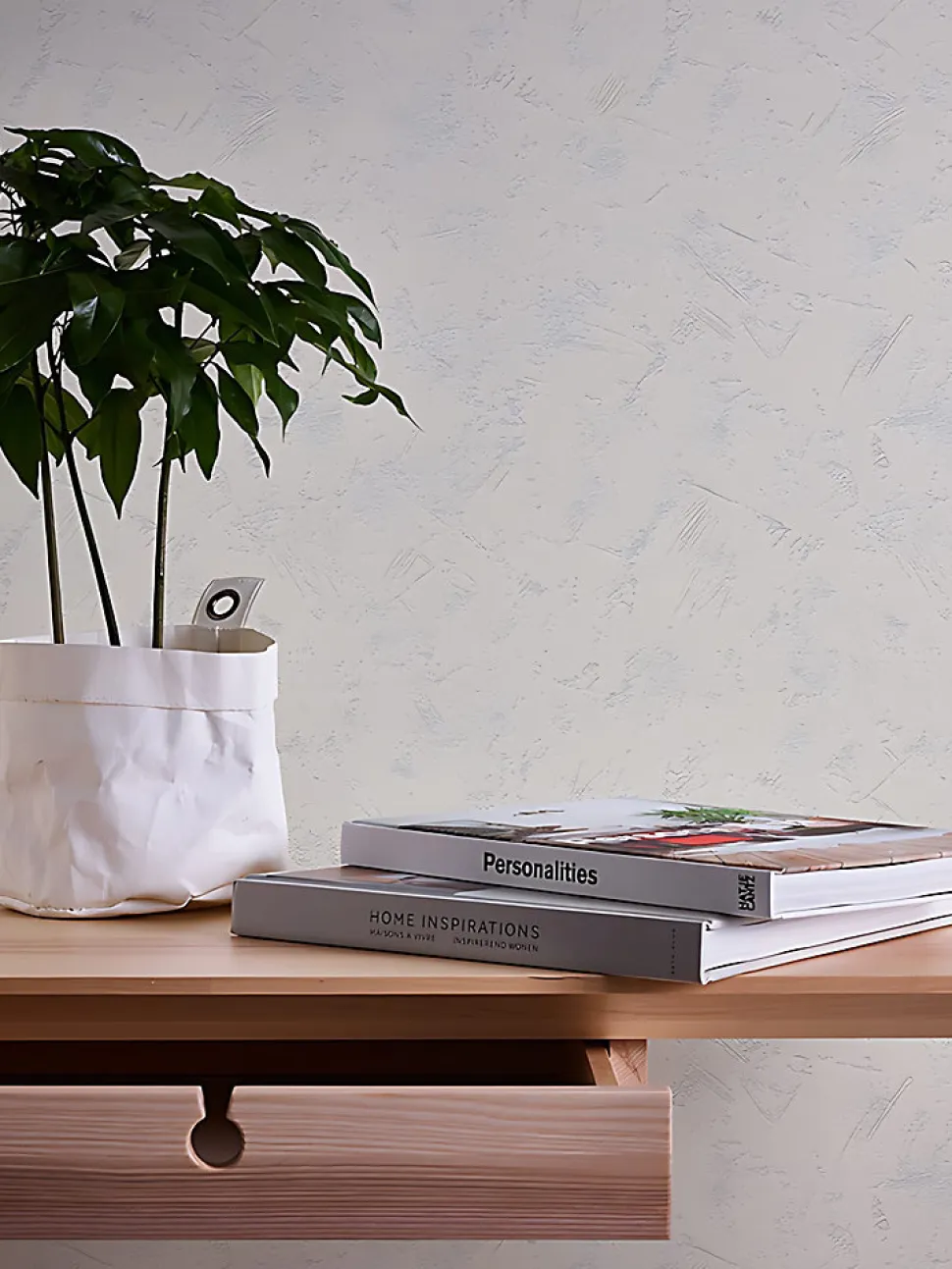 Profhome 520210-GU Papier peint aspect crépi légèrement texturé mat 5,33 m2