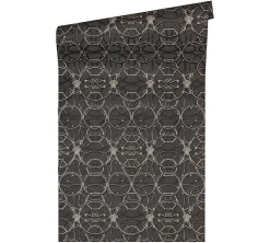 Profhome 370494-GU Papier peint baroque lisse subtilement chatoyant 7,035 m2
