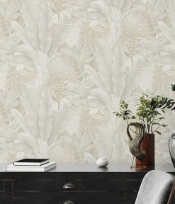 Profhome 396474-GU Papier peint nature légèrement texturé mat 5,33 m2